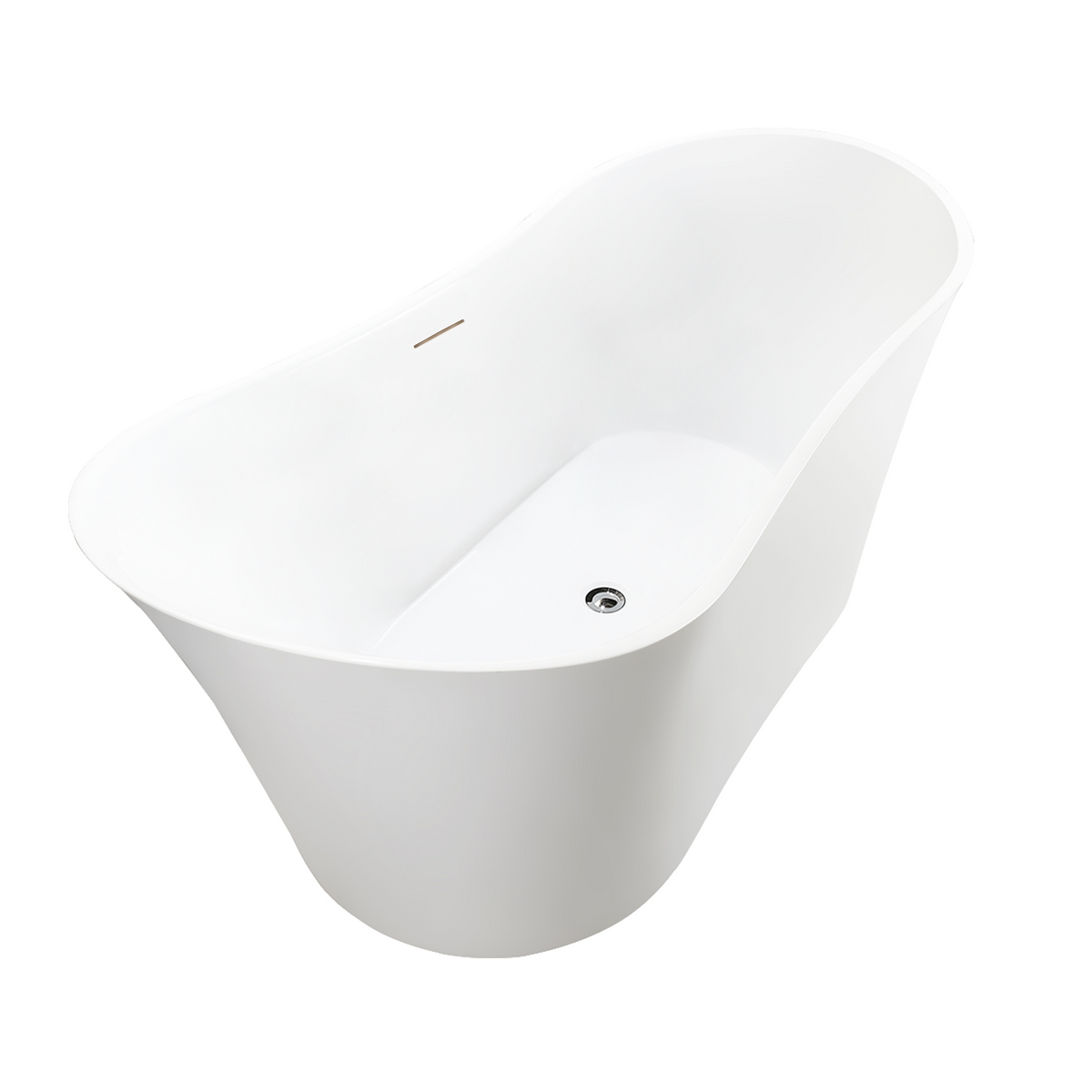 White / Integrated Overflow
