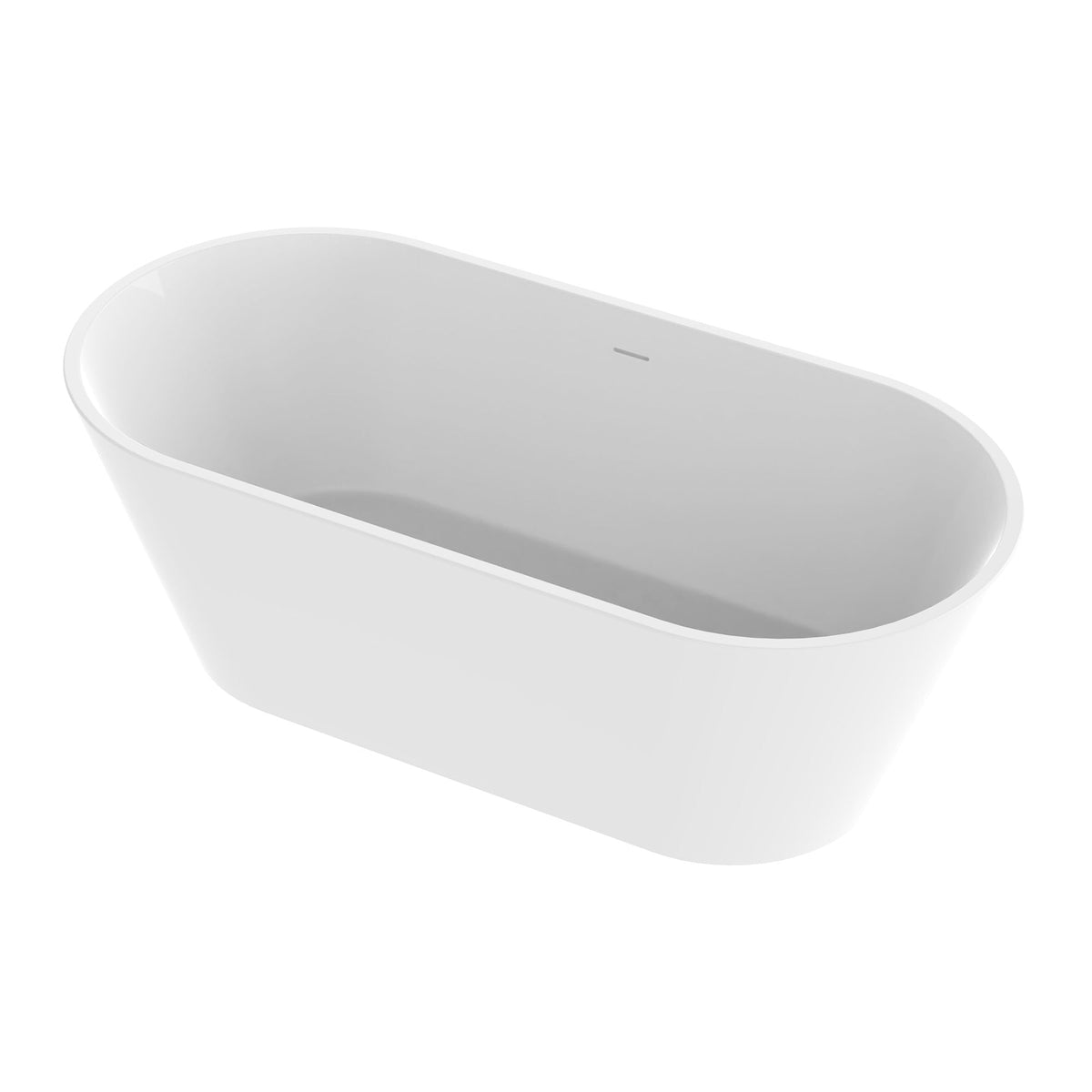 White / Integrated Overflow