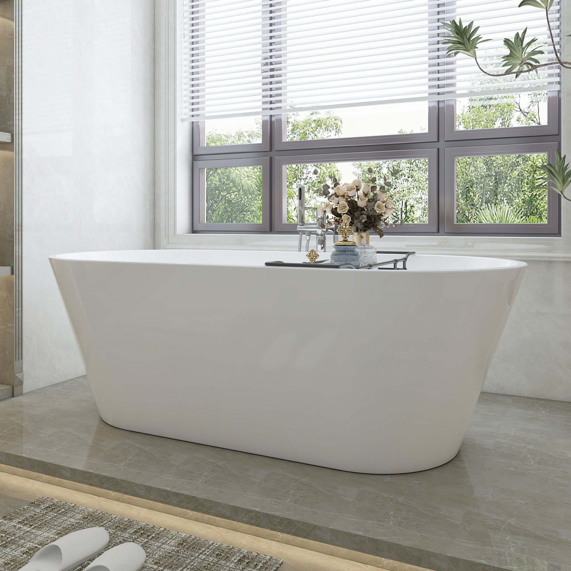 White / Brushed Nickel