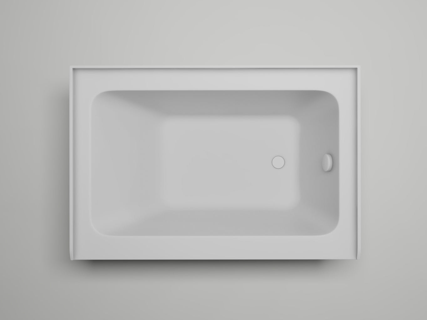 Pure White / Right Drain