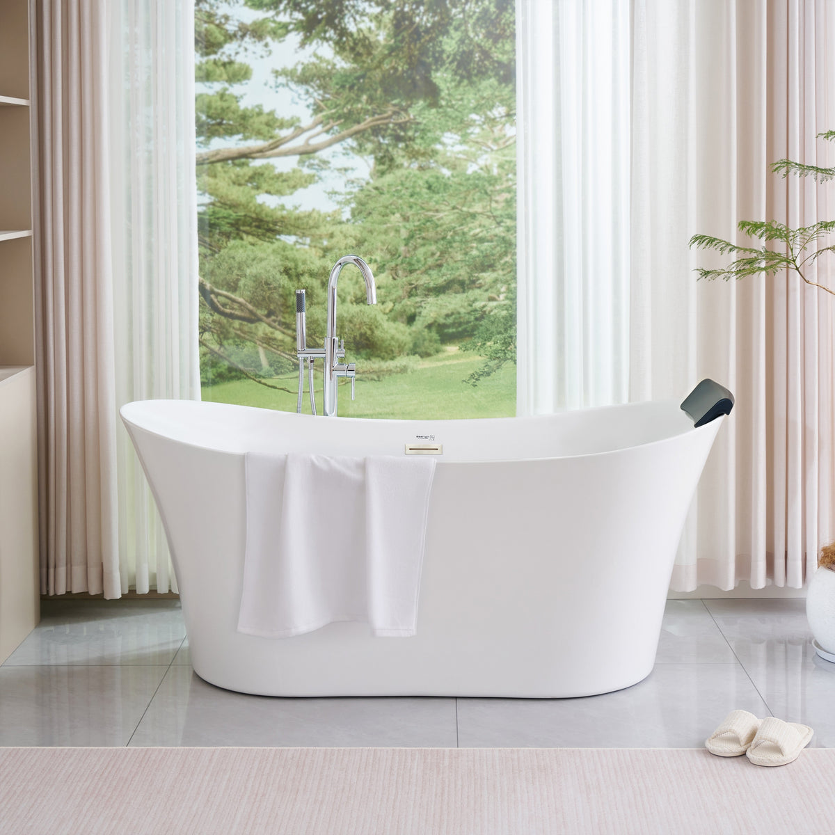 White / Brushed Nickel