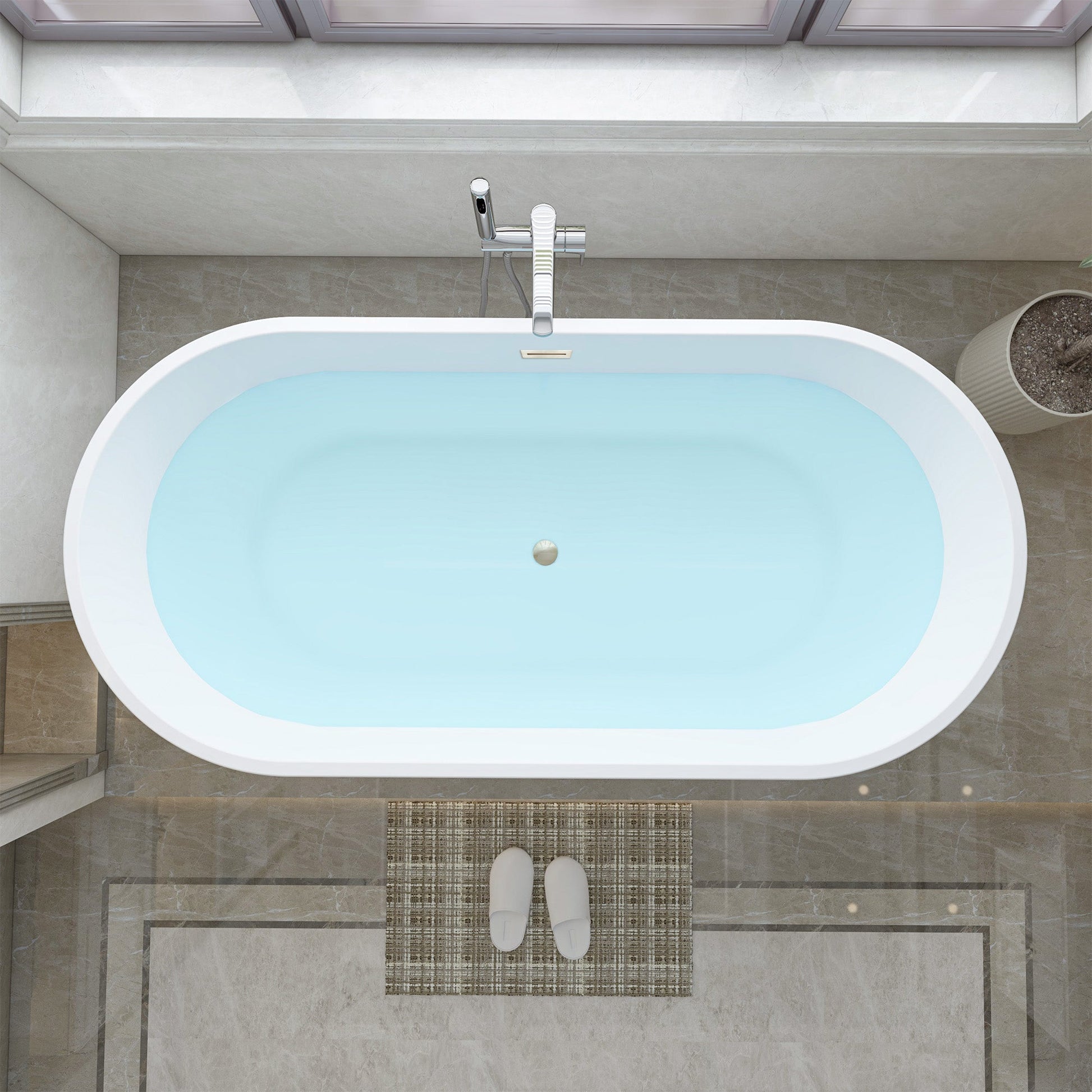 White / Brushed Nickel