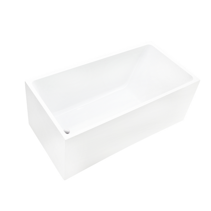 White / Integrated Overflow