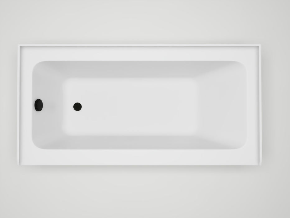 White / Matte Black / Right Drain