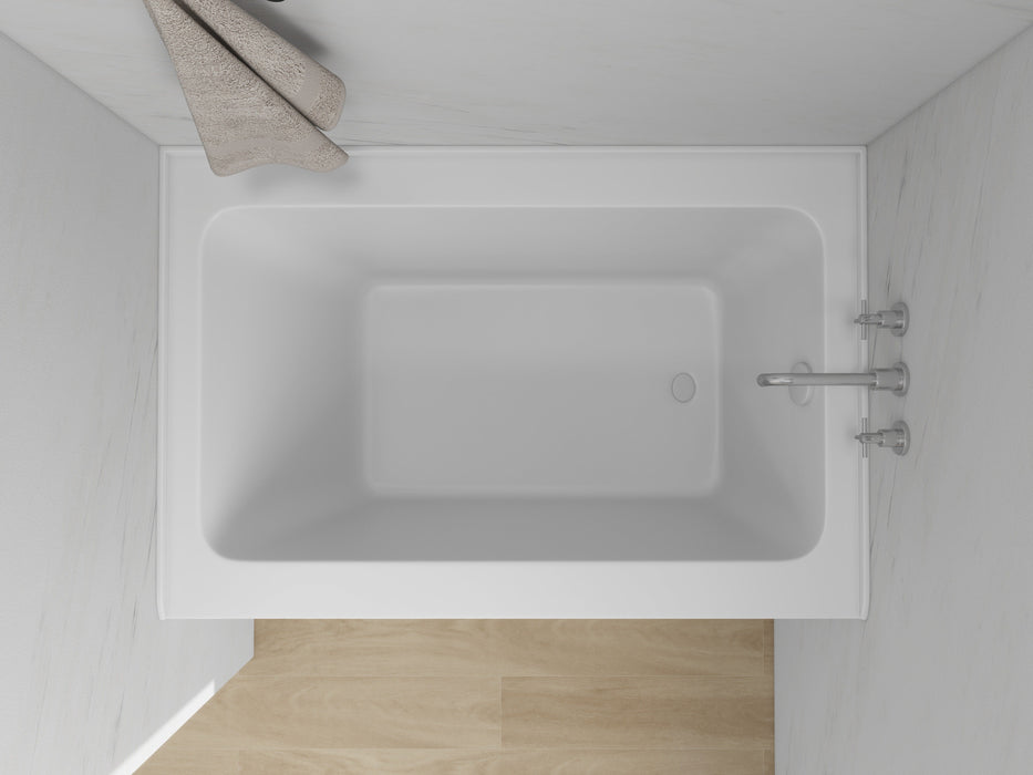 Pure White / Right Drain