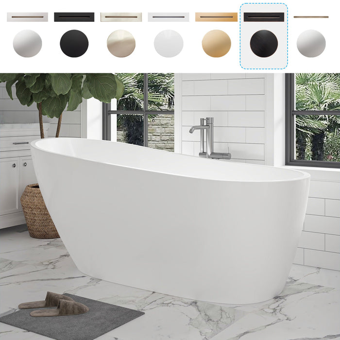 White / Oil Rubbed Bronze