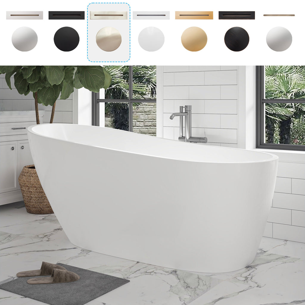 White / Brushed Nickel