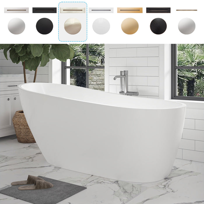 White / Brushed Nickel