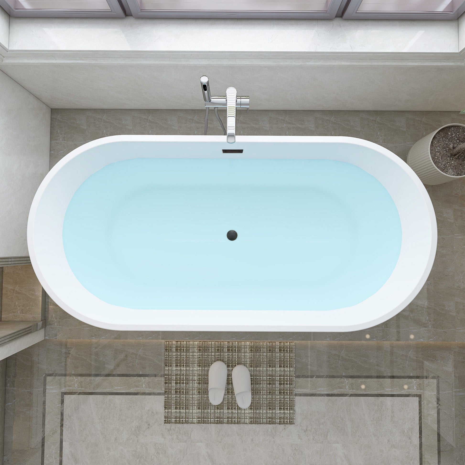 White / Oil Rubbed Bronze