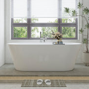 White / Polished Chrome