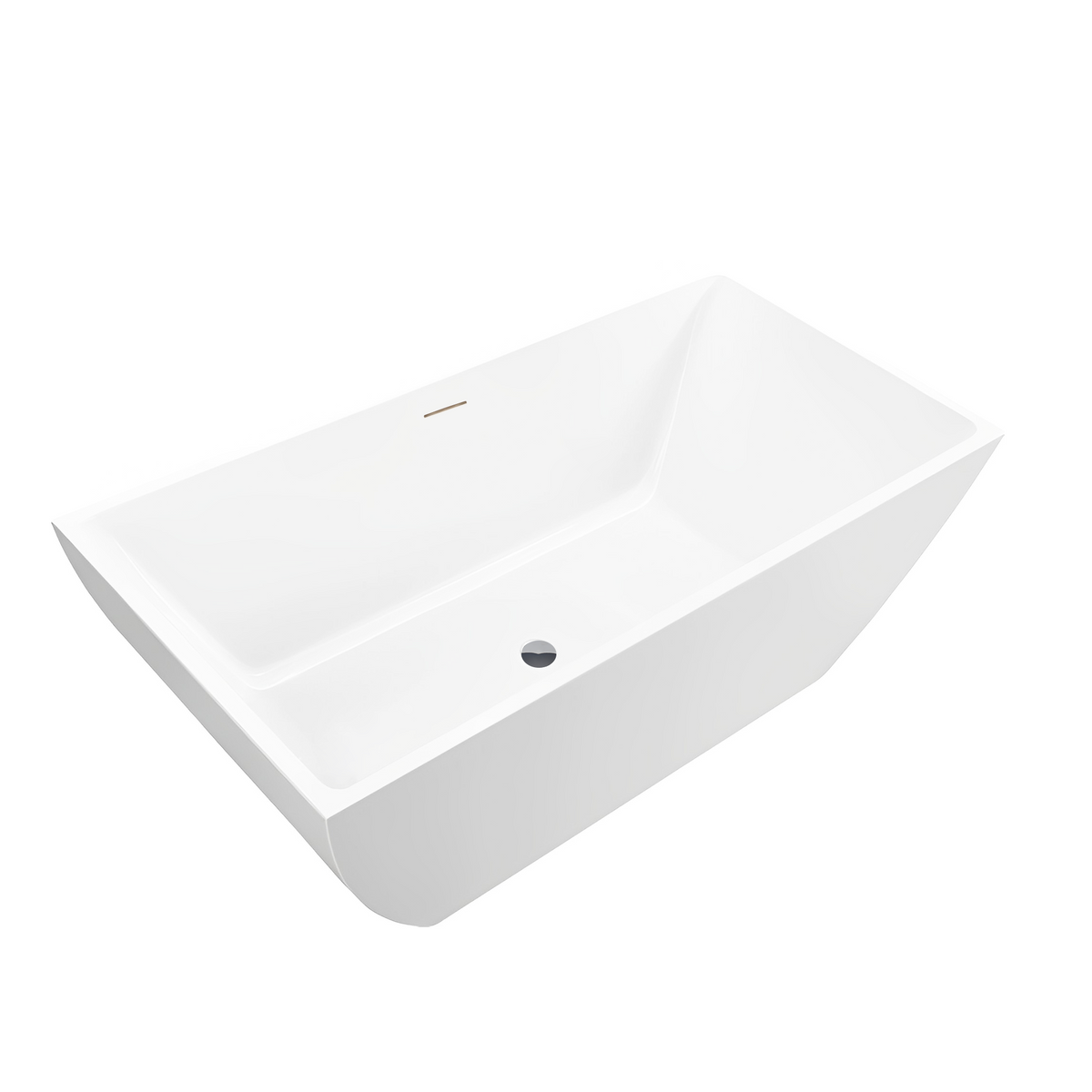 White / Integrated Overflow