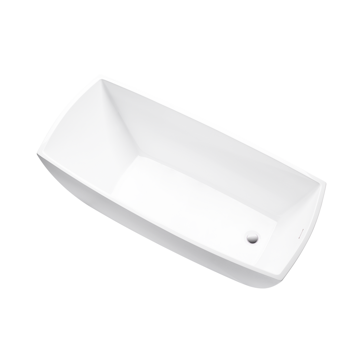 White / Integrated Overflow