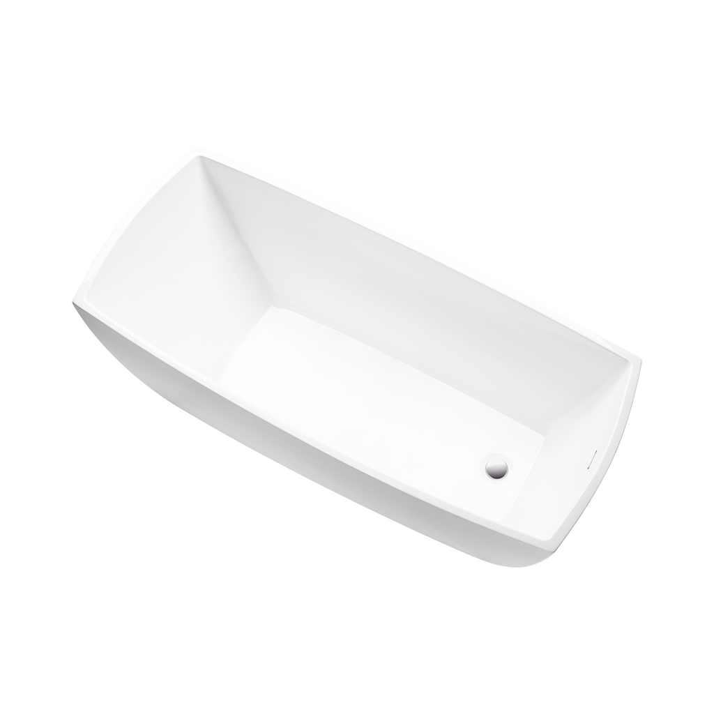 White / Integrated Overflow