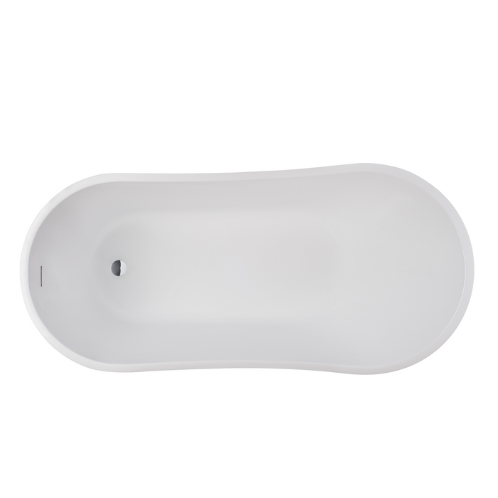 White / Integrated Overflow