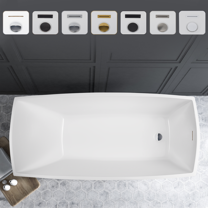 White / Integrated Overflow