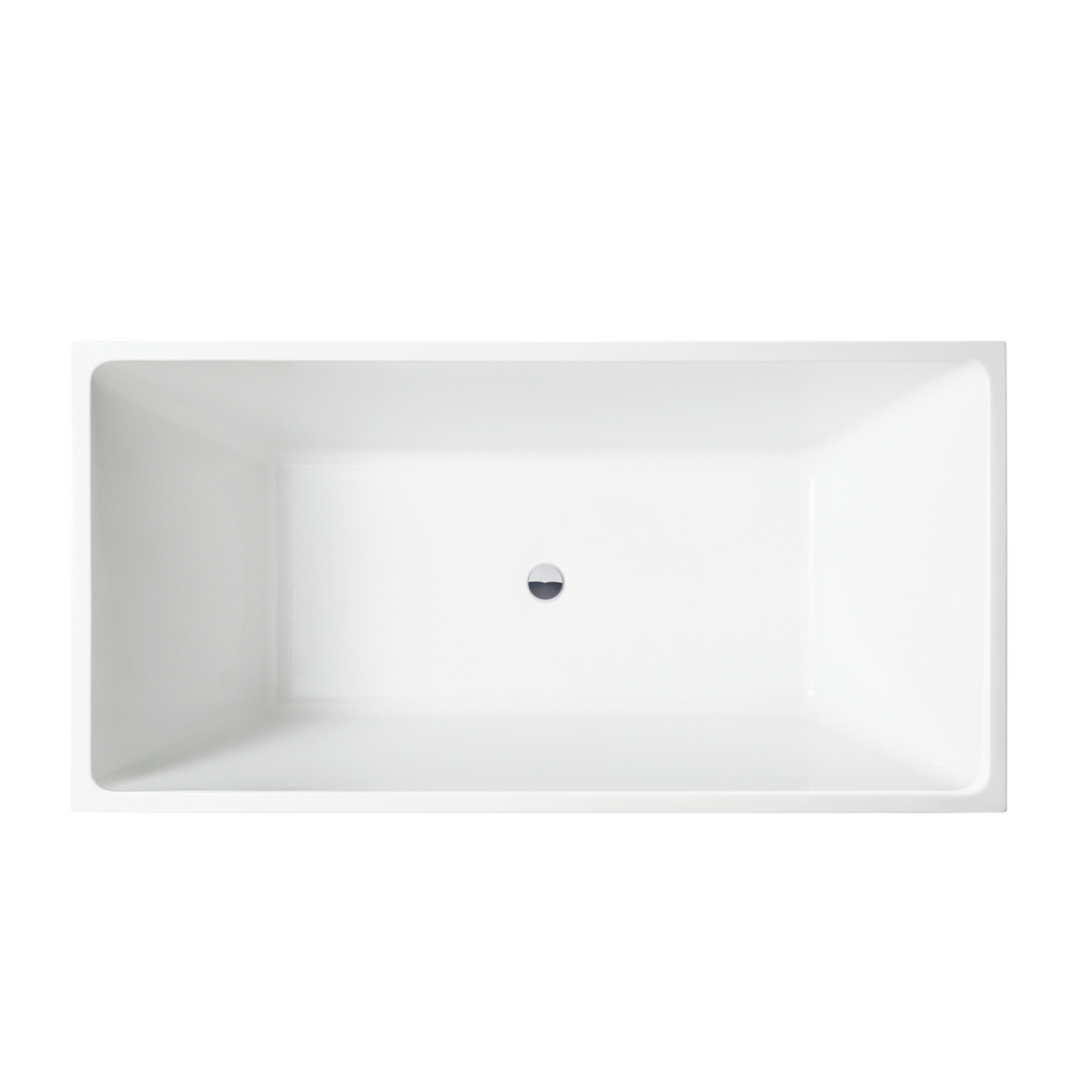 White / Integrated Chrome