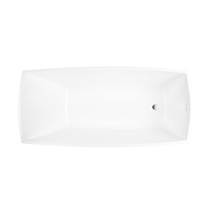 White / Integrated Overflow