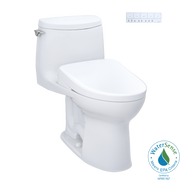 TOTO Washlet+ Ultramax II 1G One Piece Elongated 1.0 GPF Toilet with Auto Flush Washlet+ S7 Contemporary Bidet Seat