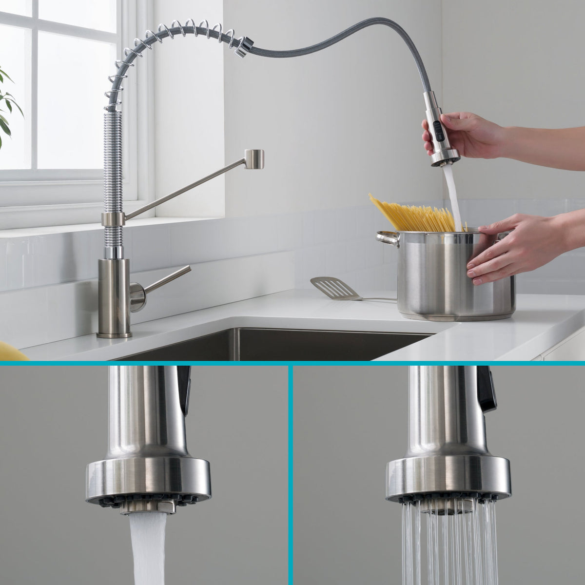 Stainless Steel / Chrome / Manual