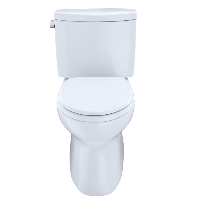 TOTO Vespin II Two Piece Elongated 1.28 GPF Universal Height Skirted Toilet with Cefiontect and Right Hand Trip Lever
