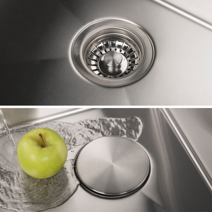 Kraus Standart PRO 10" x 18" Under-Mount Stainless Steel Single Bowl Bar Prep Kitchen Sink