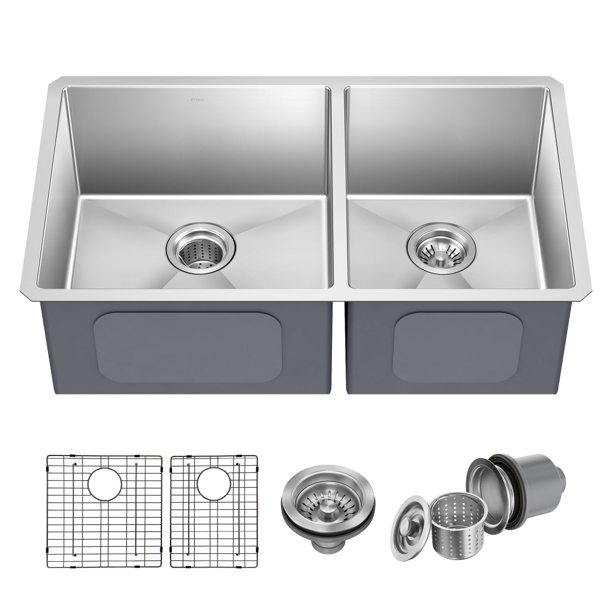 Stainless Steel / Double Bowl 60/40