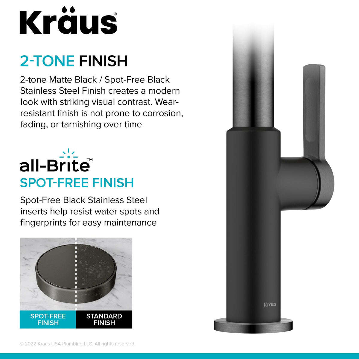 Matte Black / Spot Free Black Stainless Steel