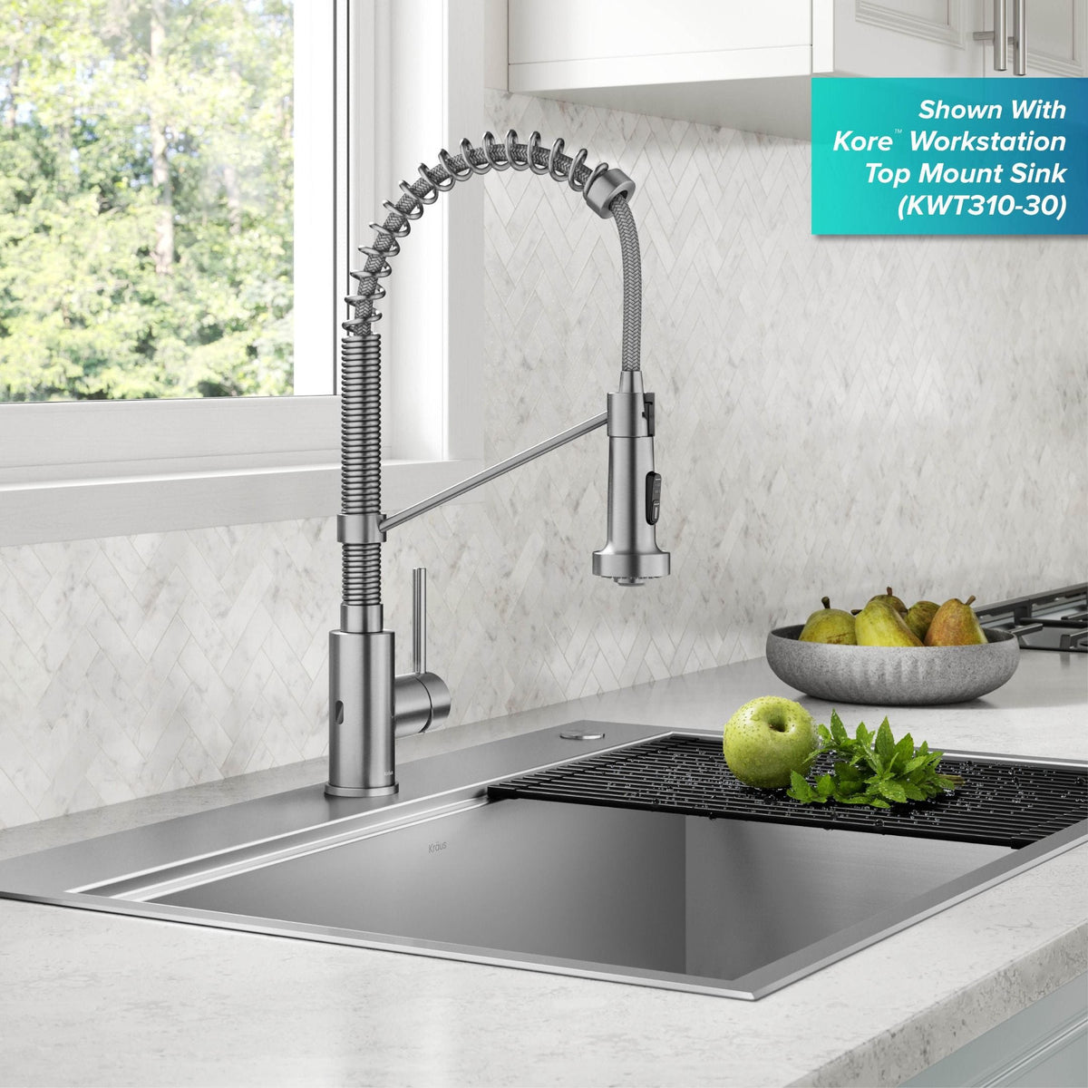 Stainless Steel / Touchless Sensor