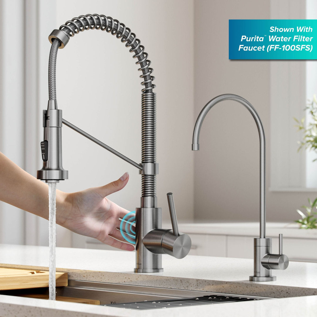 Stainless Steel / Touchless Sensor