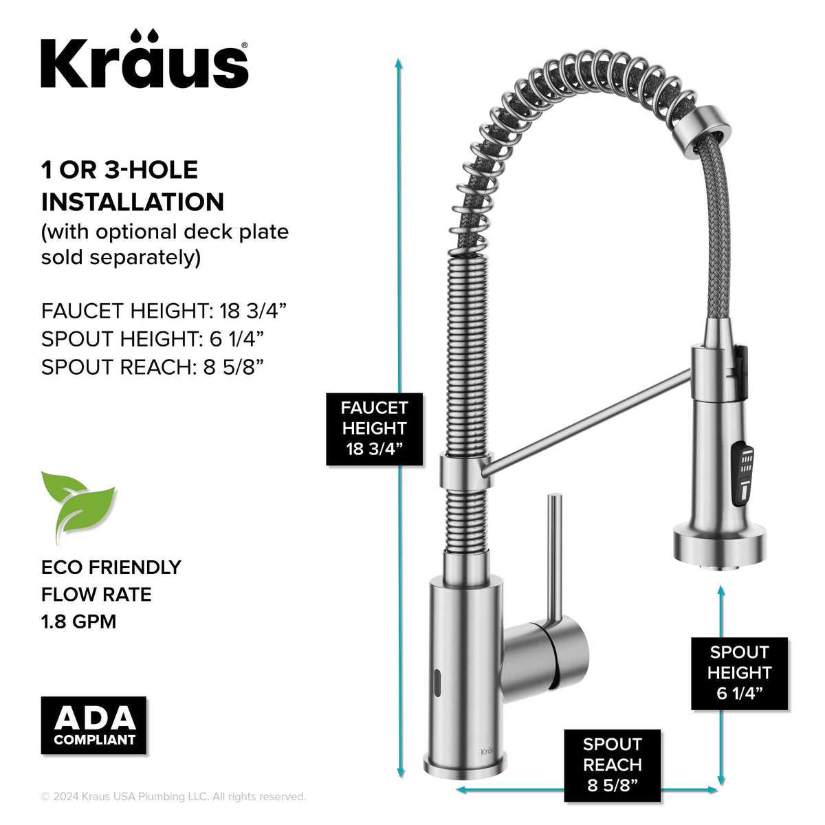 Stainless Steel / Touchless Sensor
