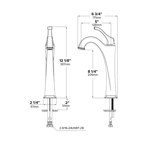 Kraus Arlo Single Hole Bathroom Faucet