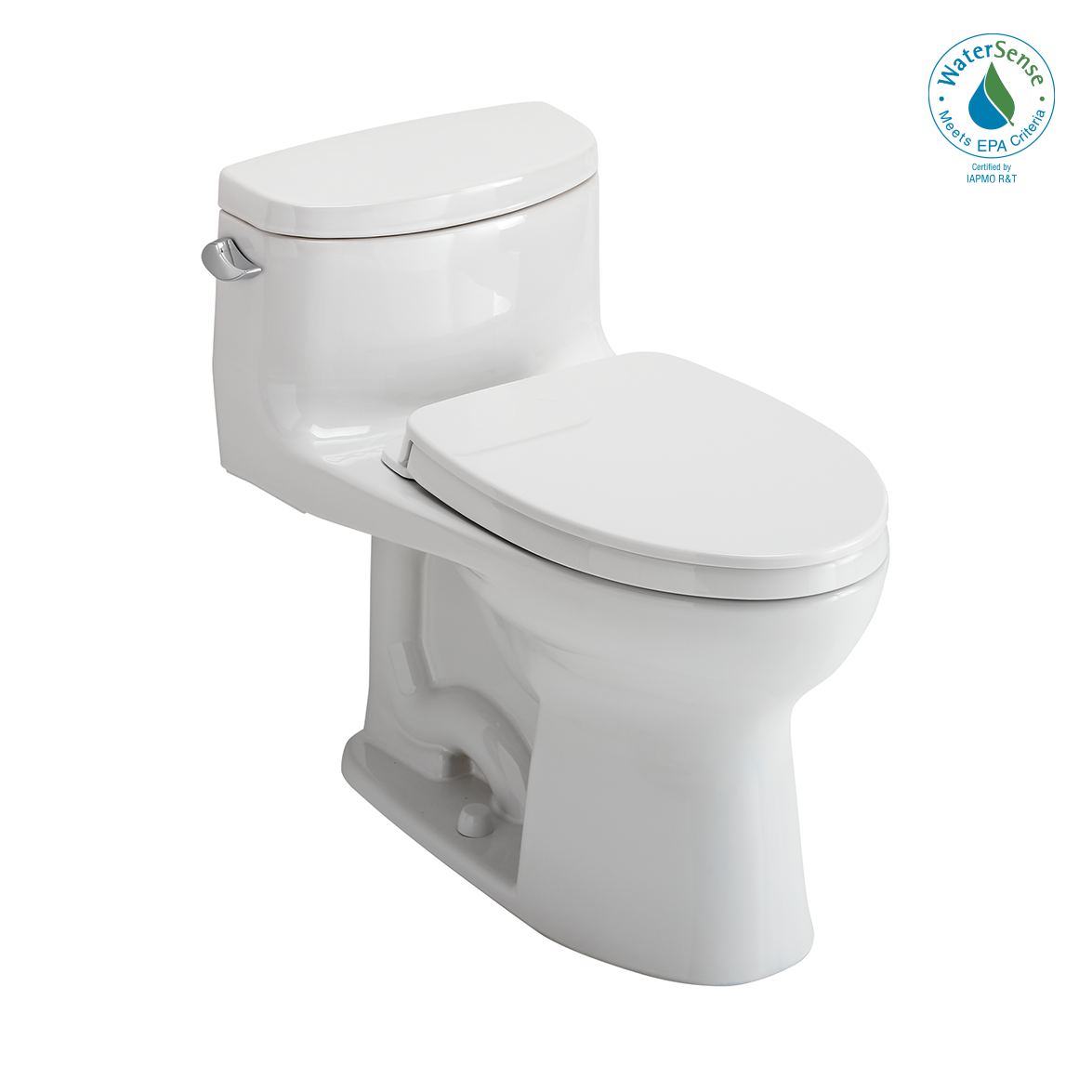 TOTO Supreme II One Piece Elongated 1.28 GPF Universal Height Toilet with Cefiontect and Ss124 Softclose Seat - Washlet+ Ready