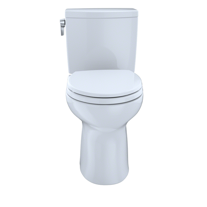 TOTO Drake II 1G Two Piece Round 1.0 GPF Universal Height Toilet with Cefiontect and Right Hand Trip Lever