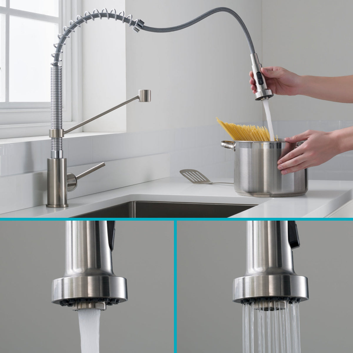 Spot Free Stainless Steel / Chrome / Manual