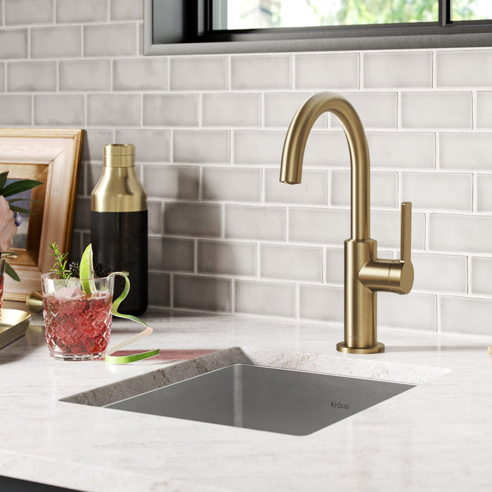 Kraus Oletto Single Handle Kitchen Bar Faucet