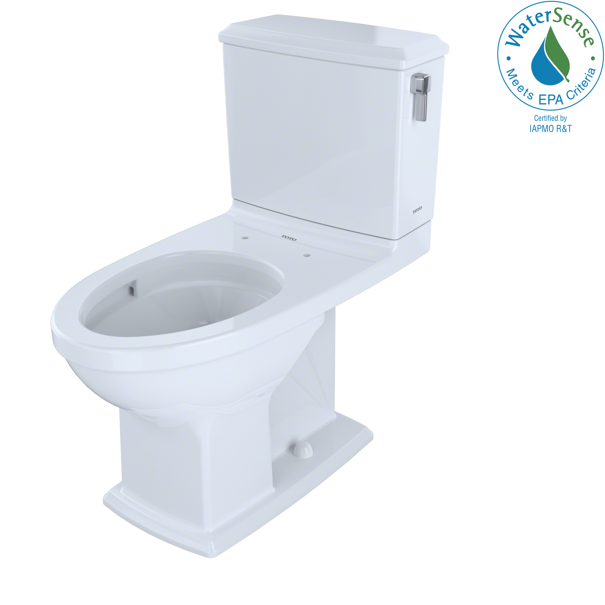TOTO Connelly Two Piece Elongated Dual Max 1.28 and 0.9 GPF Universal Height Toilet with Cefiontect and Right Lever