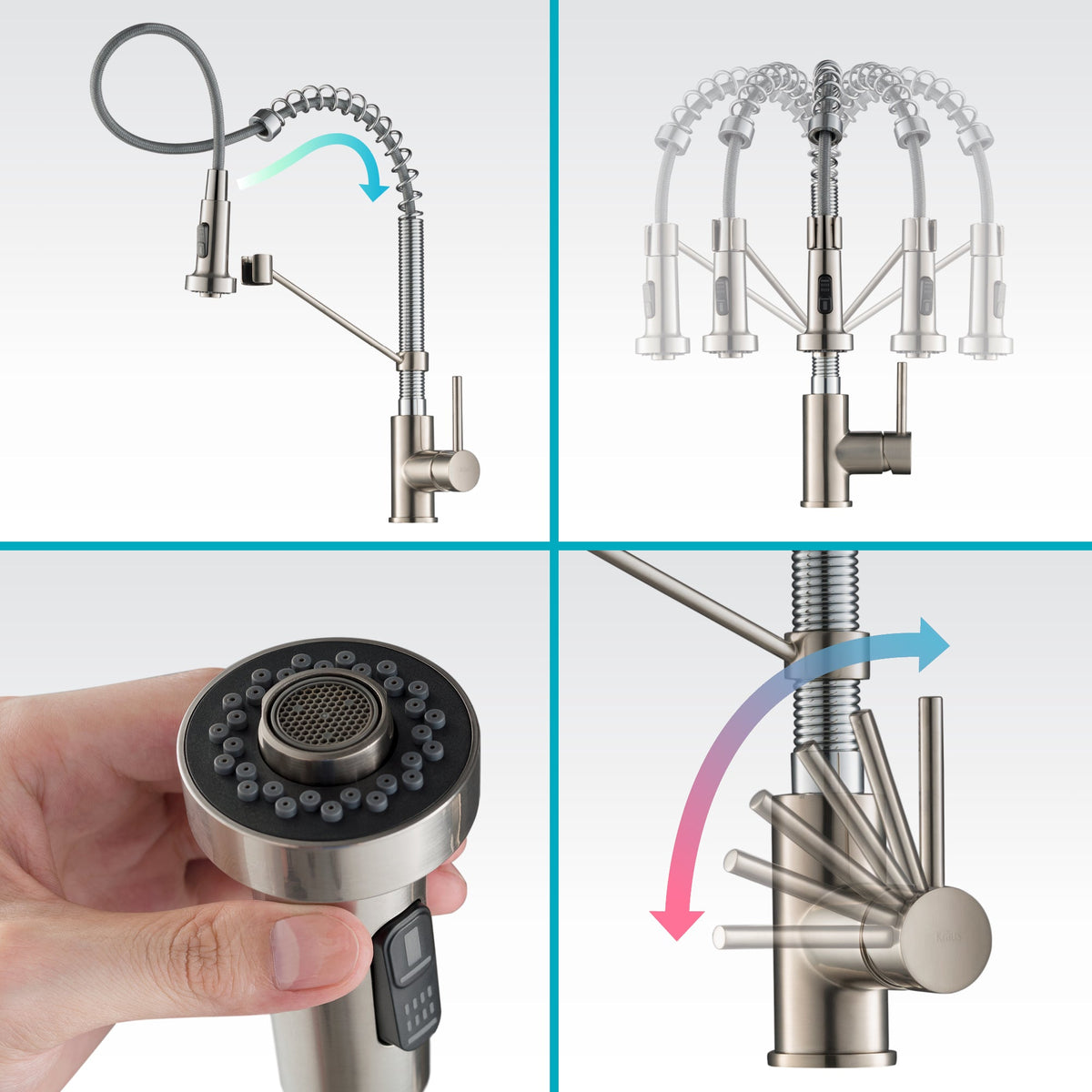 Spot Free Stainless Steel / Chrome / Manual