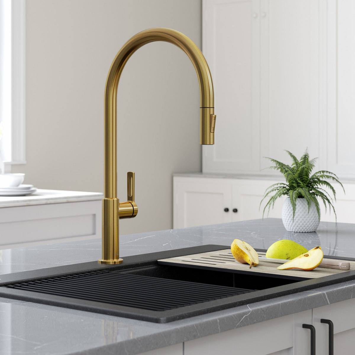 Brushed Brass
