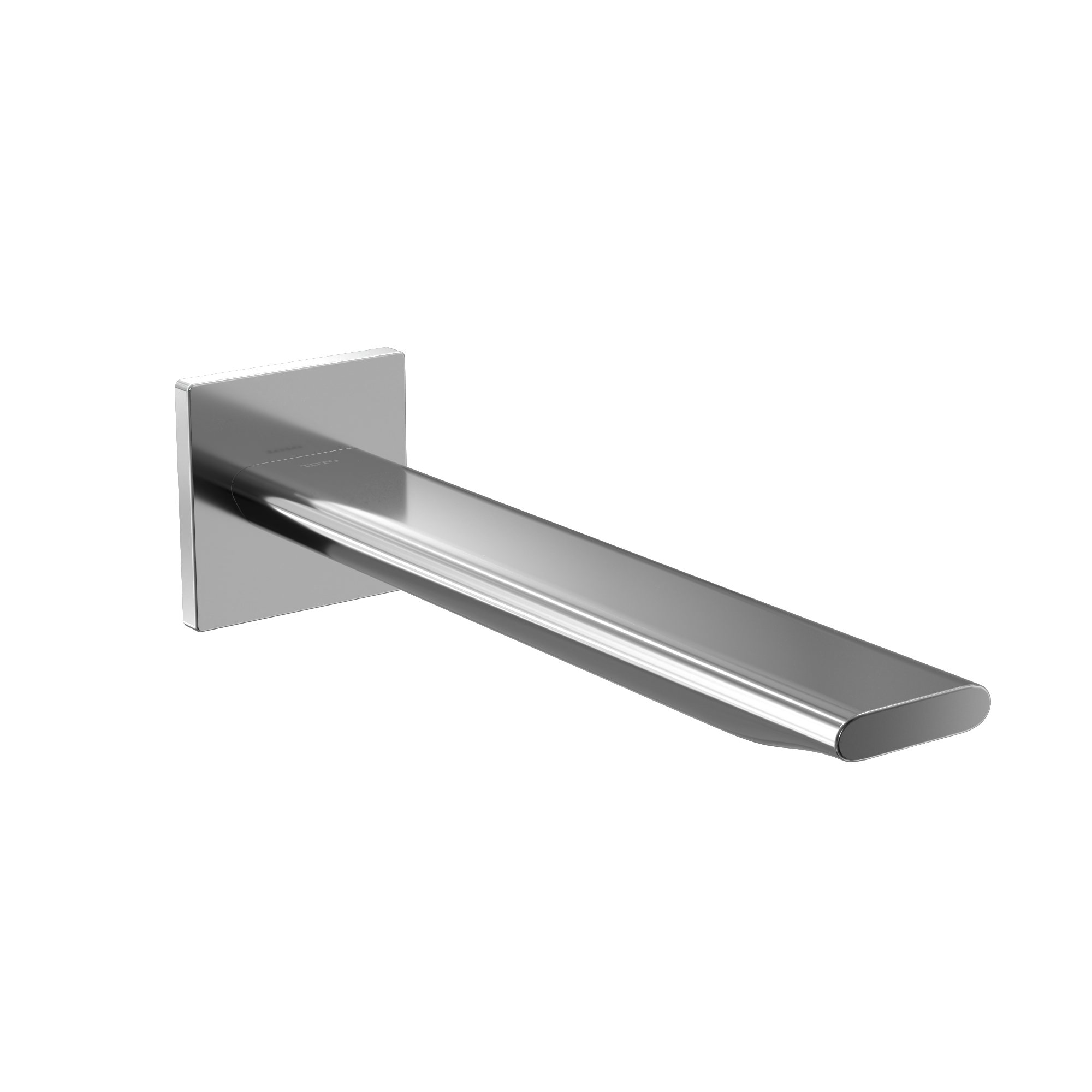 TOTO Libella Wall Mount AC Powered 0.5 GPM Touchless Bathroom Faucet with Thermostatic Mixing Valve - 10 Second On Demand Flow