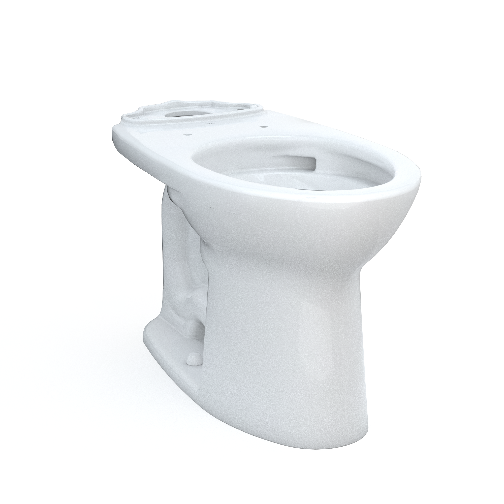 TOTO Drake Elongated Universal Height Tornado Flush Toilet Bowl with 10