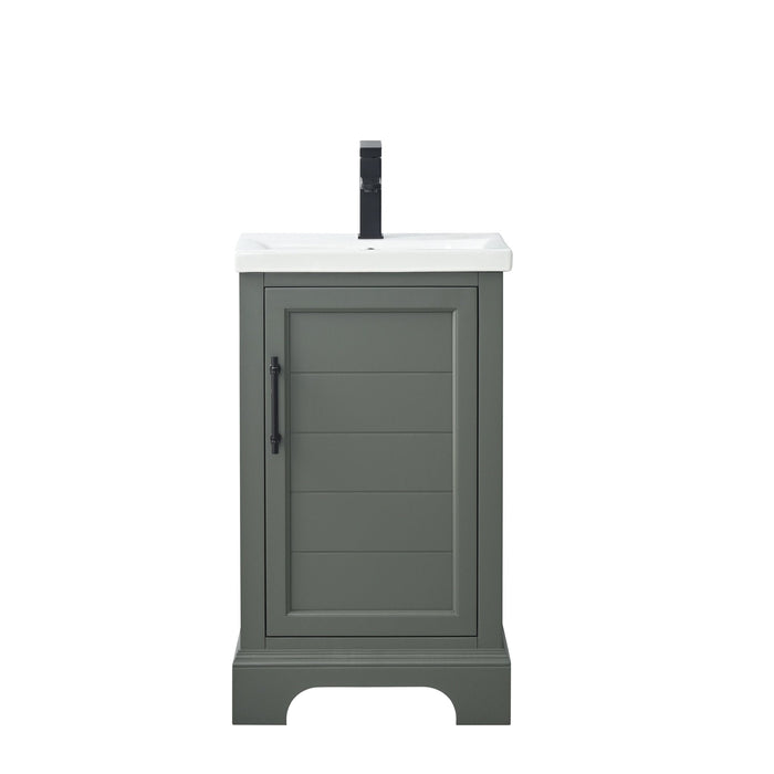 Vanity Art Madison 20" Single Sink 1 Door Bathroom Vanity with Top