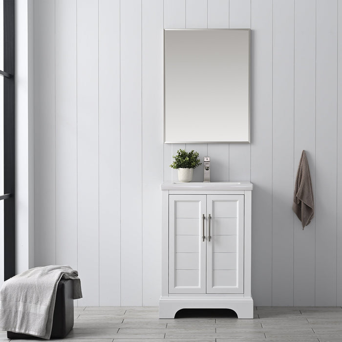Vanity Art Madison 24" Single Sink 2 Door Bathroom Vanity with Top