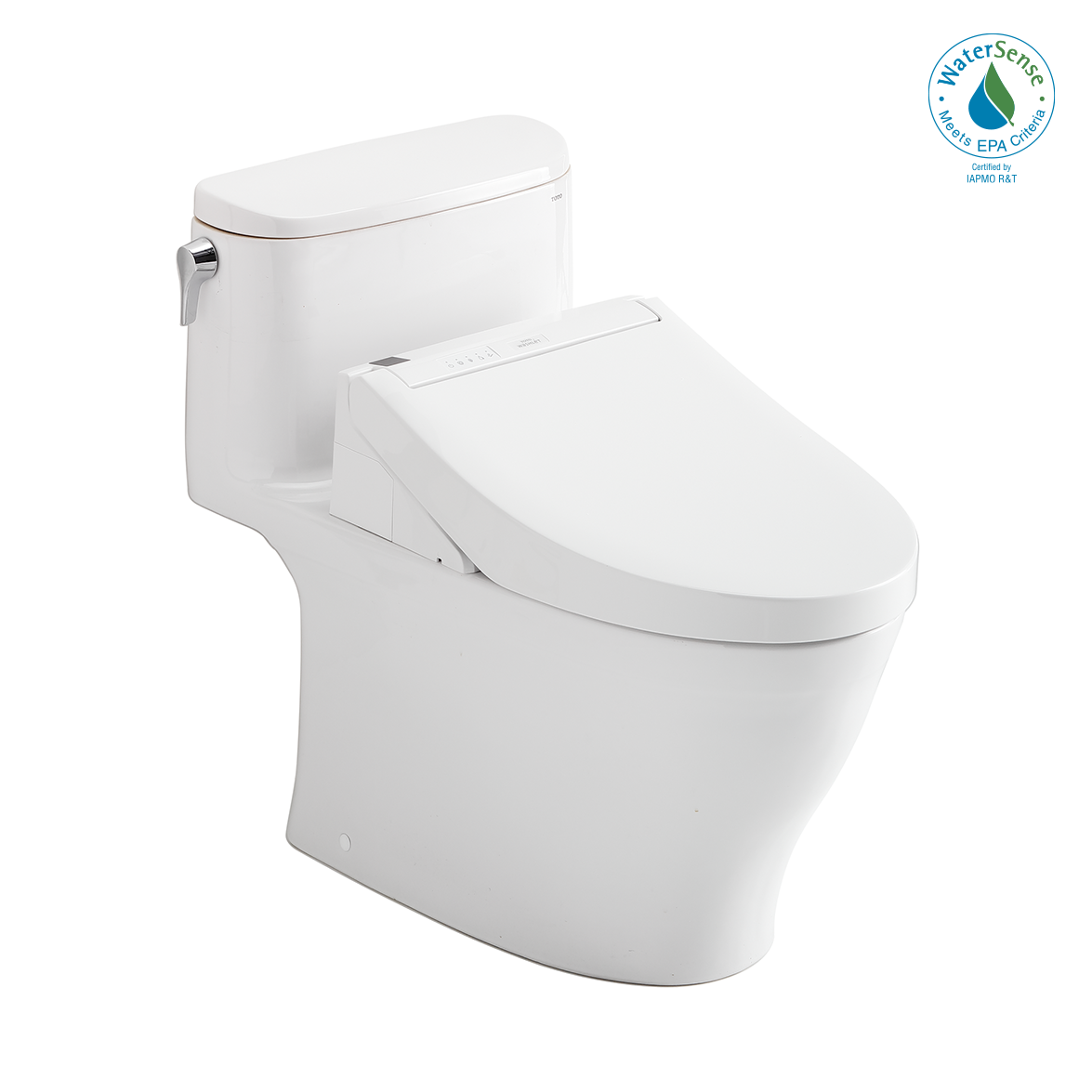 TOTO Washlet+ Nexus One Piece Elongated 1.28 GPF Toilet and Washlet C5 Bidet Seat
