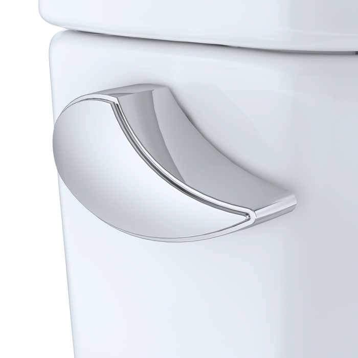 TOTO Vespin II Two Piece Elongated 1.28 GPF Universal Height Skirted Design Toilet with Cefiontect