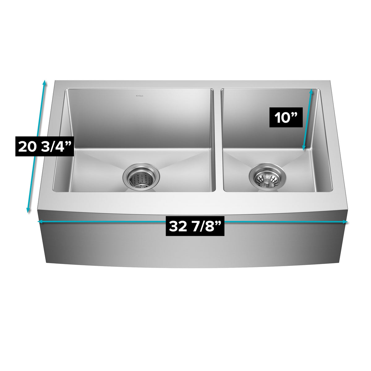 Stainless Steel / Double Bowl 60/40