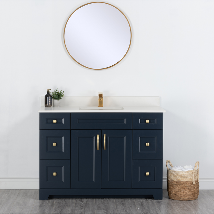 Hampton 48" Single Sink Vanity with Quartz Countertop