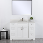 Hampton 48" Single Sink Vanity with Quartz Countertop