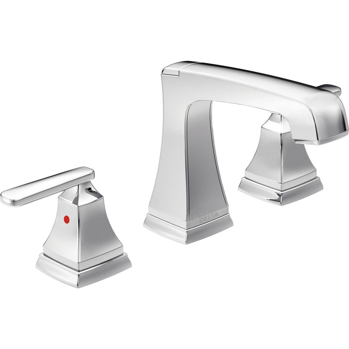 Delta Ashlyn Two Handle Widespread Bathroom Faucet with EZ Anchor