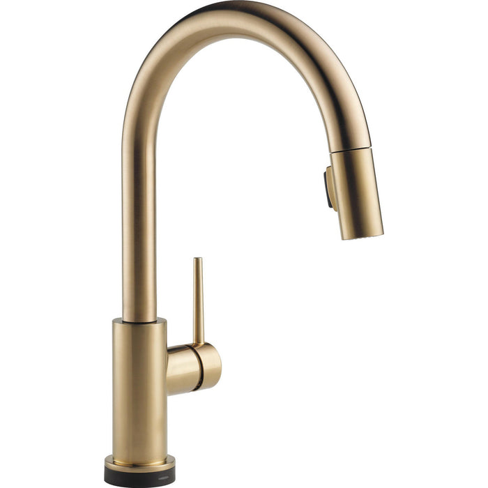 Delta Trinsic Single Handle Pull-Down Kitchen Faucet with Touch2O Technology