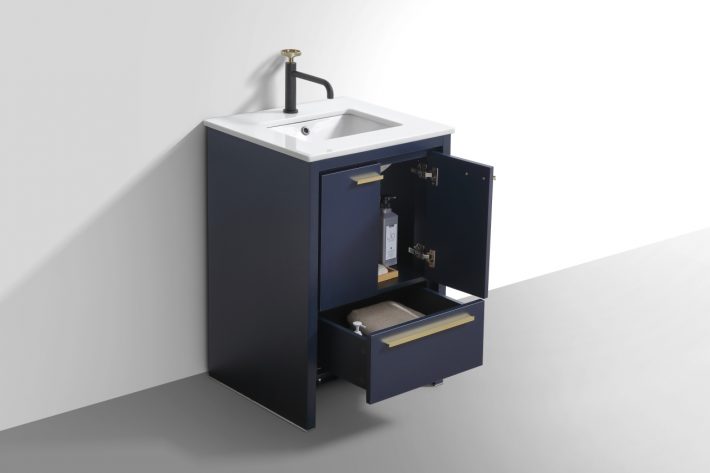 Dolce 24" Modern Bathroom Vanity with Quartz Counter-Top
